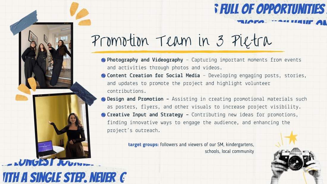 ESC Recrutation - Promotion Team in 3 Piętra