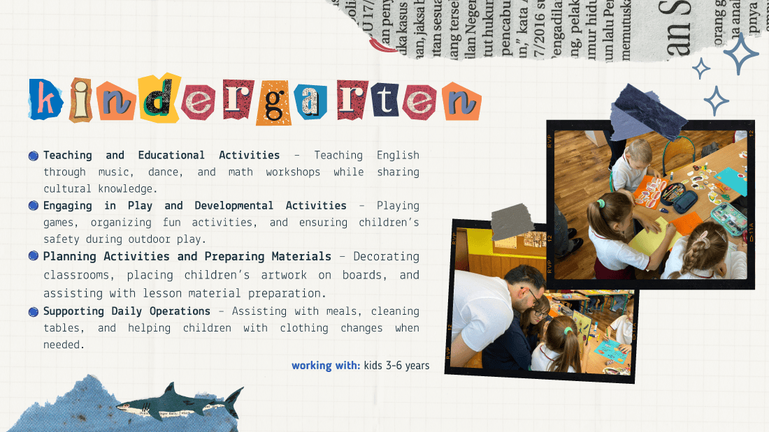 ESC Recrutation - Kindergarden